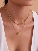 Load image into Gallery viewer, AMORA HERRINGBONE NECKLACE
