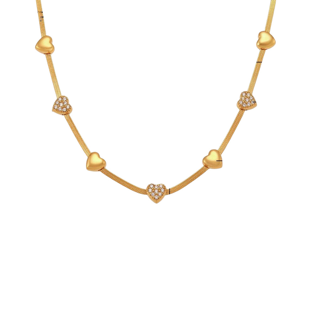 AMORA HERRINGBONE NECKLACE