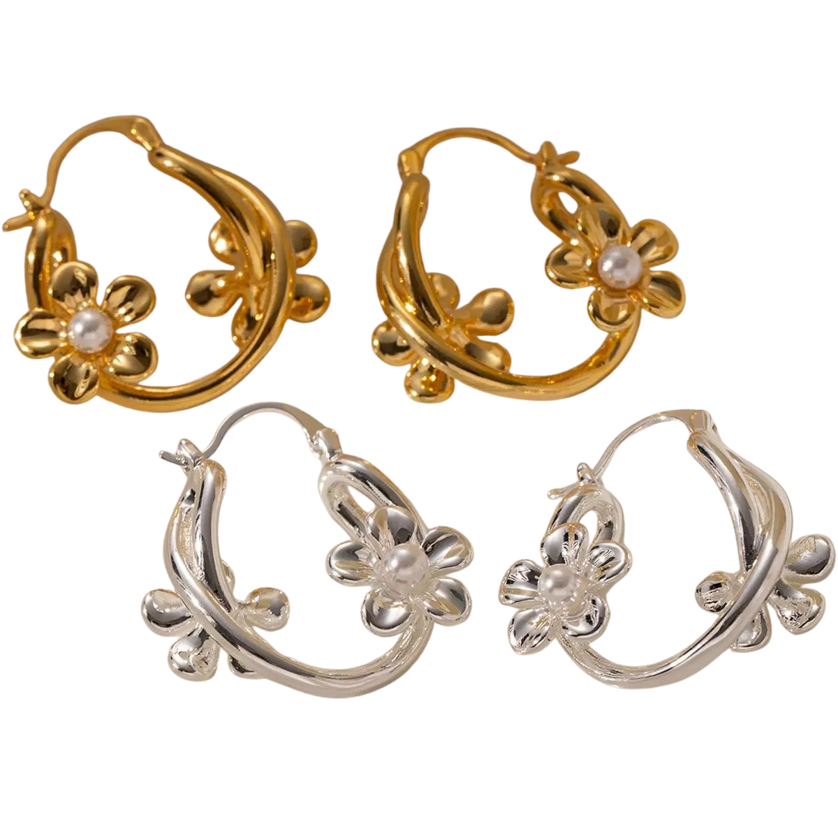 FLORIN HOOP EARRINGS