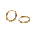 Load image into Gallery viewer, MAUVE HUGGIE HOOPS

