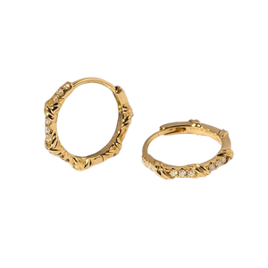 MAUVE HUGGIE HOOPS