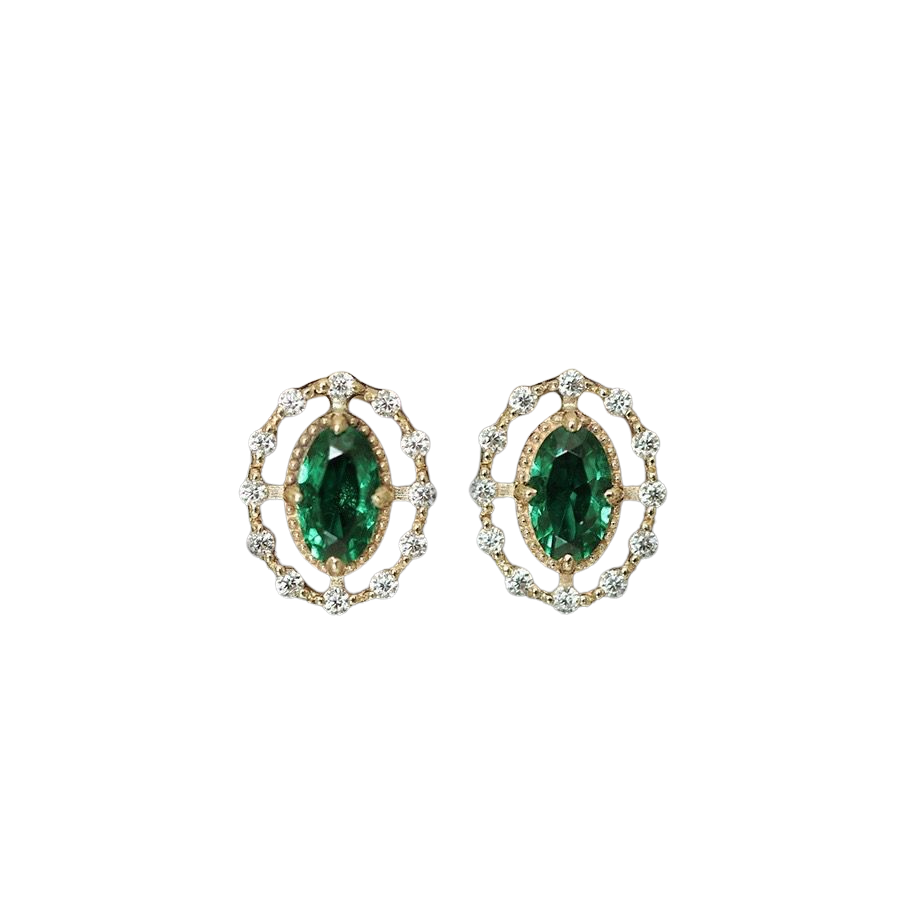 EMERRA ZIRCON STUD EARRINGS
