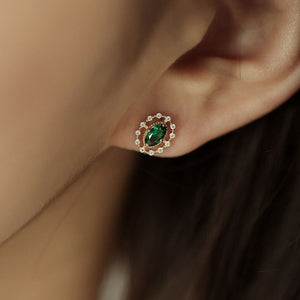 EMERRA ZIRCON STUD EARRINGS