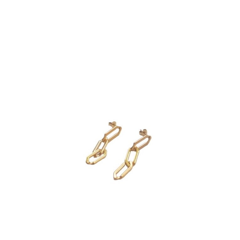 GOLD CHAIN EARRING