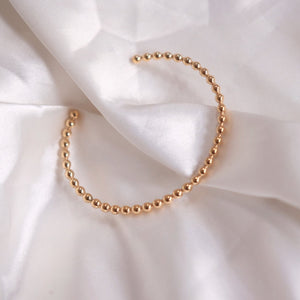 GOLD BEADED BANGLE